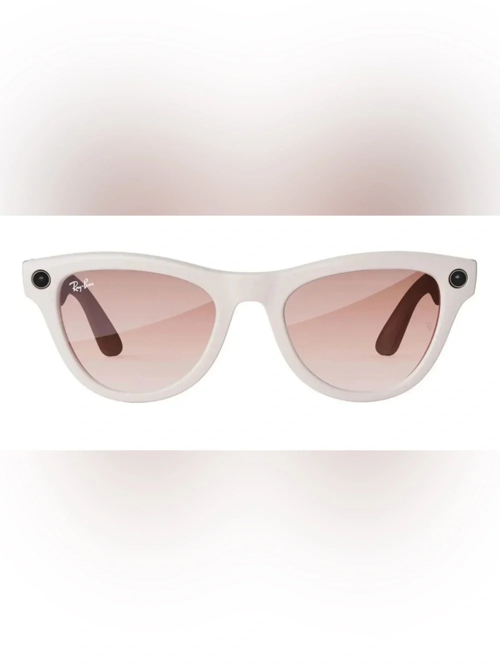 Ray-Ban Women's Chalky Gray Sunglasses with Cinnamon Pink Gradient Lenses